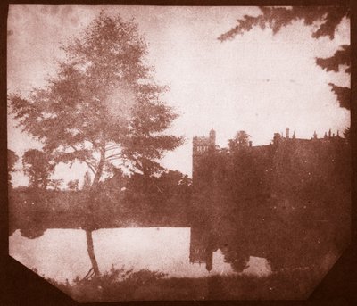 Abbaye de Lacock en réflexion, c.1840 - William Henry Fox Talbot
