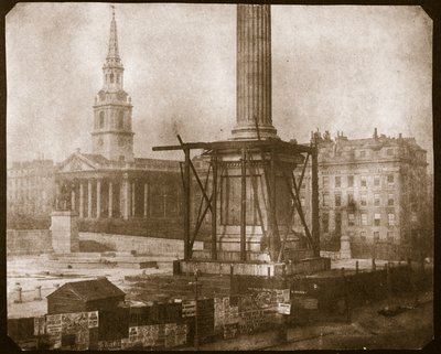 Colonne de Nelson en construction, c.1841 - William Henry Fox Talbot