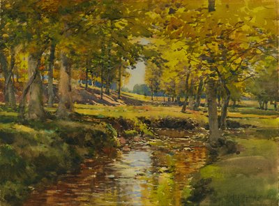 Automne au bord du pré - William Henry Holmes