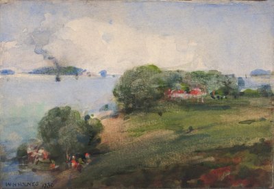 Vue sur le Potomac - William Henry Holmes