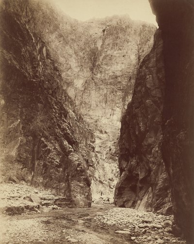 Canyon de la rivière Diamond, 1885 (photo) - William Henry Jackson