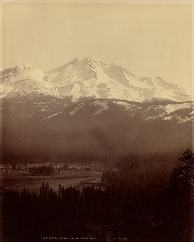 Le mont Shasta vu depuis Sissions - William Henry Jackson