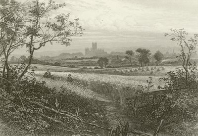 Cathédrale de Canterbury, depuis Harbledown - William Henry James Boot