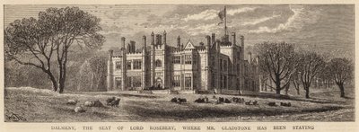 Dalmeny, la résidence de Lord Rosebery, où M. Gladstone a séjourné - William Henry James Boot