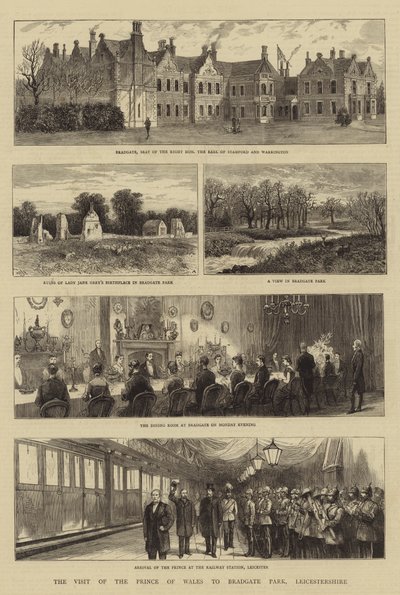 La visite du prince de Galles à Bradgate Park, Leicestershire - William Henry James Boot