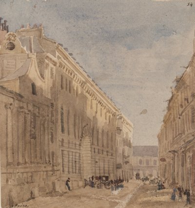 Début des écuries royales, Paris, vers 1828 - William Henry Lake Price