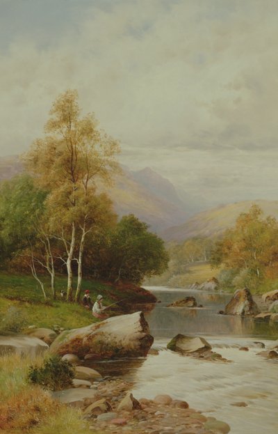 Un coin tranquille dans la vallée de Festiniog, Pays de Galles, 1909 - William Henry Mander