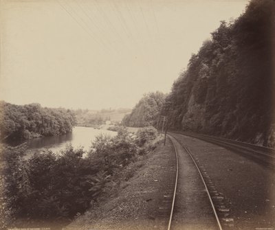 Courbe de Rockdale, sur la Lehigh, v. 1895 (photo) - William Herman Rau