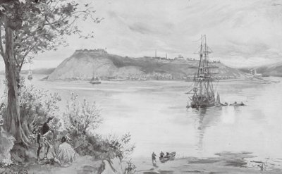 Vue de la ville et de la forteresse de Québec, AD 1759 - William Heysham (after) Overend