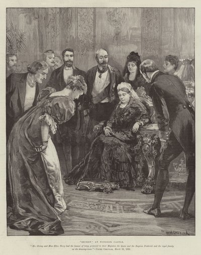 Becket, au château de Windsor - William Heysham Overend