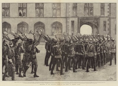 Inspection des Grenadier Guards par la Reine au Château de Windsor - William Heysham Overend