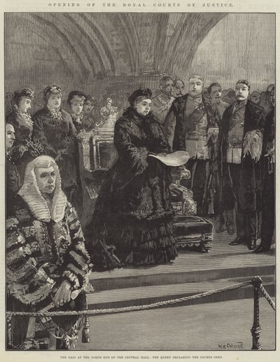 Ouverture des Royal Courts of Justice, l