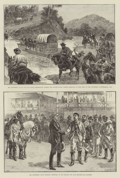 Scènes de la vie de Jefferson Davis - William Heysham Overend