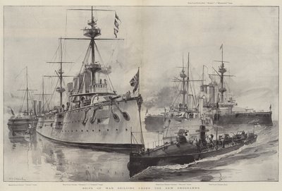 Navires de guerre en construction selon le nouveau programme - William Heysham Overend