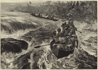Descente des rapides sur le Congo - William Heysham Overend