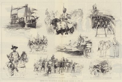 Croquis de The Illustrated Naval and Military Magazine, No 1, juillet 1884 - William Heysham Overend