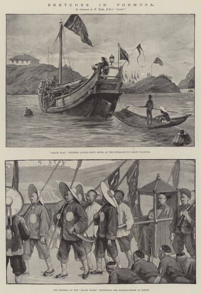 Croquis à Formosa - William Heysham Overend