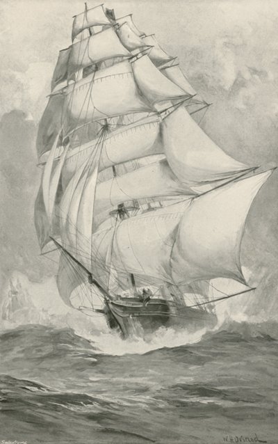 Courses de tea-clippers de Chine vers la Tamise - William Heysham Overend