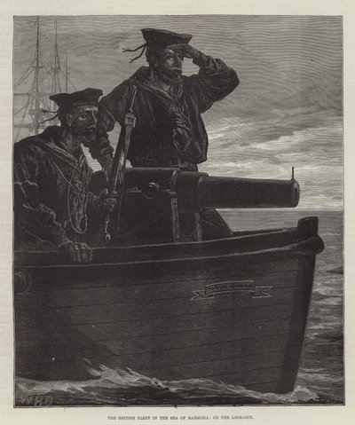 La flotte britannique dans la mer de Marmara, en surveillance - William Heysham Overend