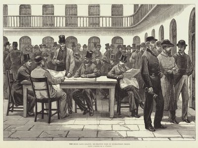 La Ligue agraire irlandaise, temps de récréation à la prison de Kilmainham - William Heysham Overend
