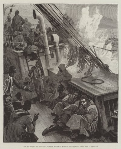 La Révolution en Roumélie, Redifs Turcs à Bord d