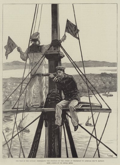 La guerre au Soudan, signalant la position de l