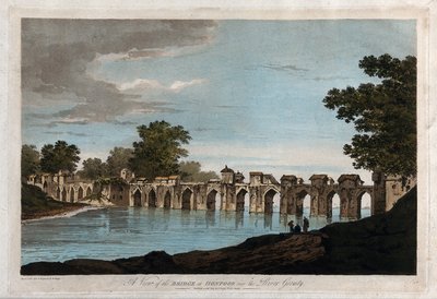 Vue du pont de Jionpoor sur la rivière Goomty - William Hodges