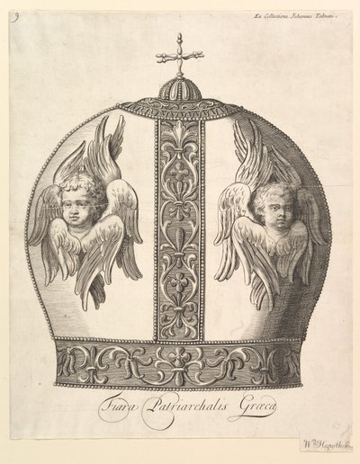 Couronne Patriarcale Grecque - Tiara Patriarchalis Graeca Aubry de La Mottrayes Travels - William Hogarth