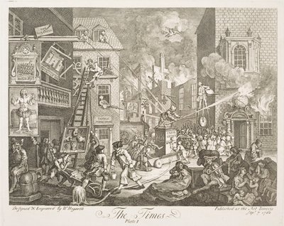 Le temps (planche 1) - William Hogarth