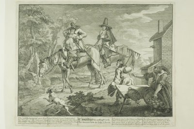 Hudibras Sallying Forth, plaque deux de Hudibras - William Hogarth