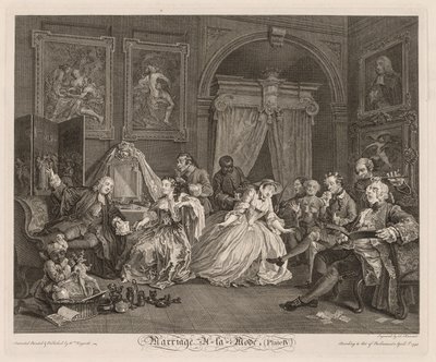 Mariage à la Mode : La Scène de la Toilette - William Hogarth