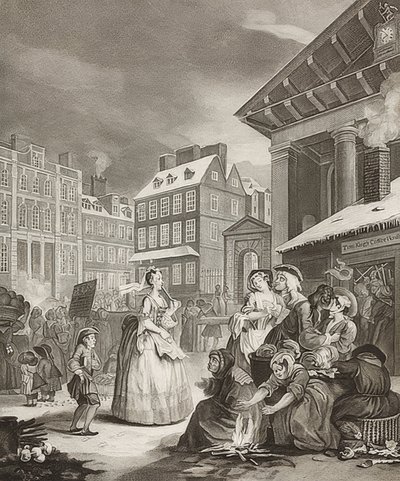 Matin. De : Les quatre moments de la journée - William Hogarth