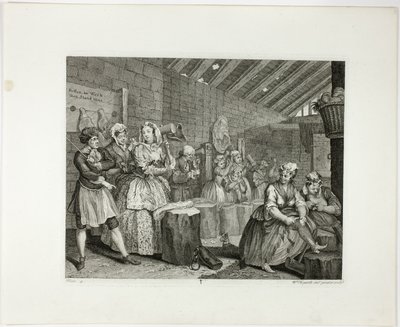 Quatrième planche, tirée de A Harlot