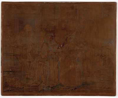 Première planche, tirée de A Harlot