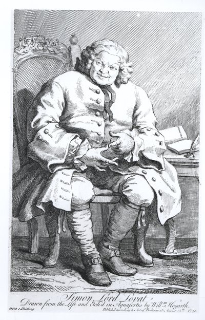 Portrait de Simon Fraser, Lord Lovat (c.1667-1747) 25 août 1746 - William Hogarth