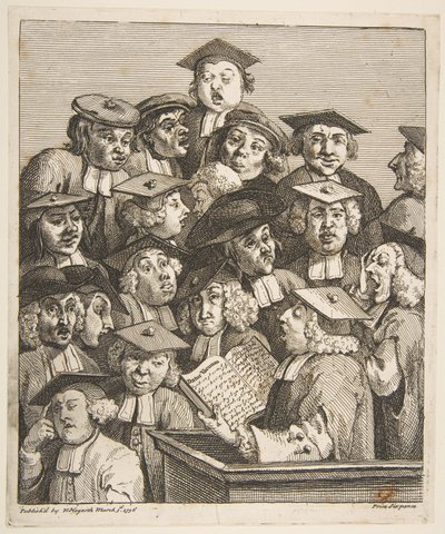 Savants à une Conférence, 3 mars 1736 - William Hogarth