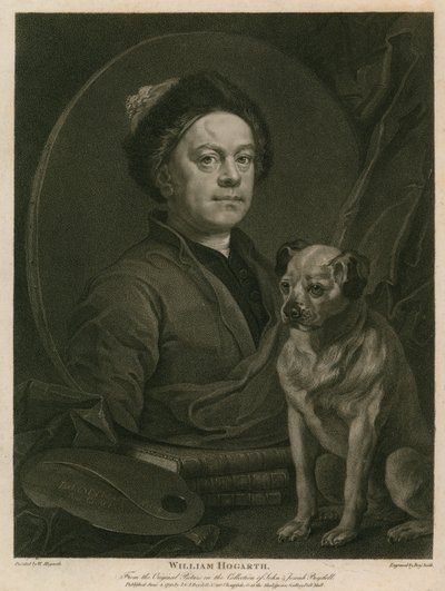 Autoportrait de William Hogarth - William Hogarth