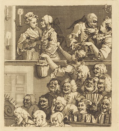 Le public rieur - William Hogarth