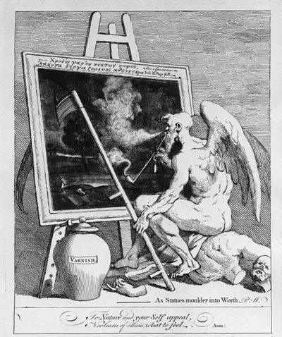 Le Temps fumant une image, 1761 - William Hogarth