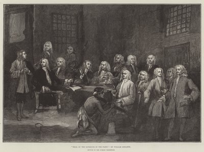 Procès du gouverneur de la flotte - William Hogarth