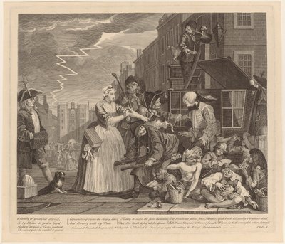 Arrêté pour dettes, planche 4 de la série « La carrière d
