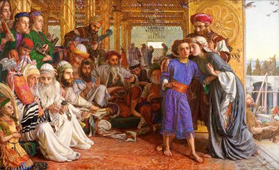 La découverte du Sauveur au Temple - William Holman Hunt