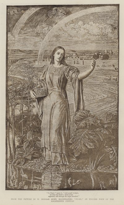 La Perle, poème anglais du 14e siècle - William Holman Hunt