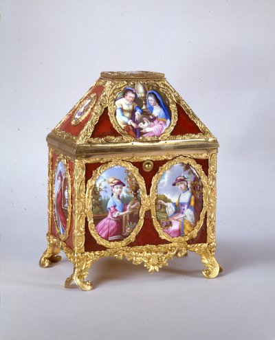 Coffret George III contenant une montre à verge dans le style de James Cox, vers 1770 - William Hopkins Craft