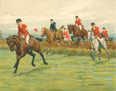 Courses historiques et modernes, courses point-à-point - William Hounsom Byles