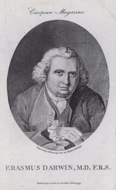 Erasmus Darwin, médecin anglais, philosophe naturel, poète et militant pour l