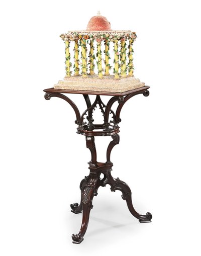Support tripode George III avec temple - William Ince