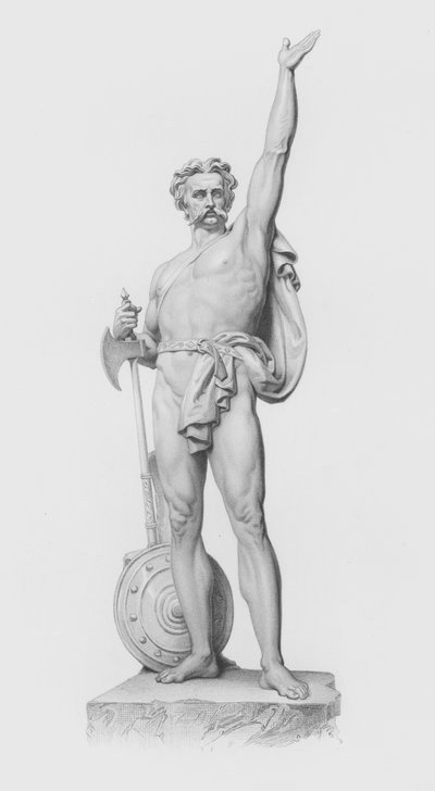 Caractacus, gravé par W Roffe d