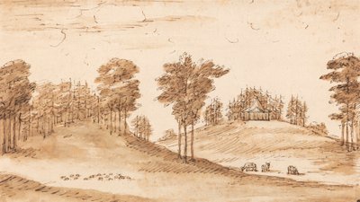 Conception pour un pavillon dans un parc à cerfs - William Kent
