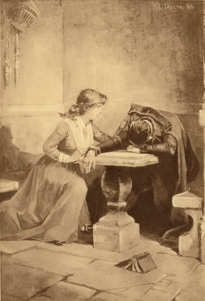 Dorothée trouve son mari dans le jardin (gravure) - William Ladd Taylor